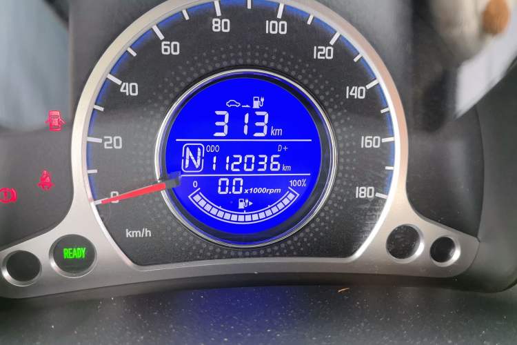 Used CHANGAN Benni E-Star 2021 National Edition Xin Yue Version (Fast-Charging Edition) Lithium Iron Phosphate (31.18 kWh) Odometer Close Up