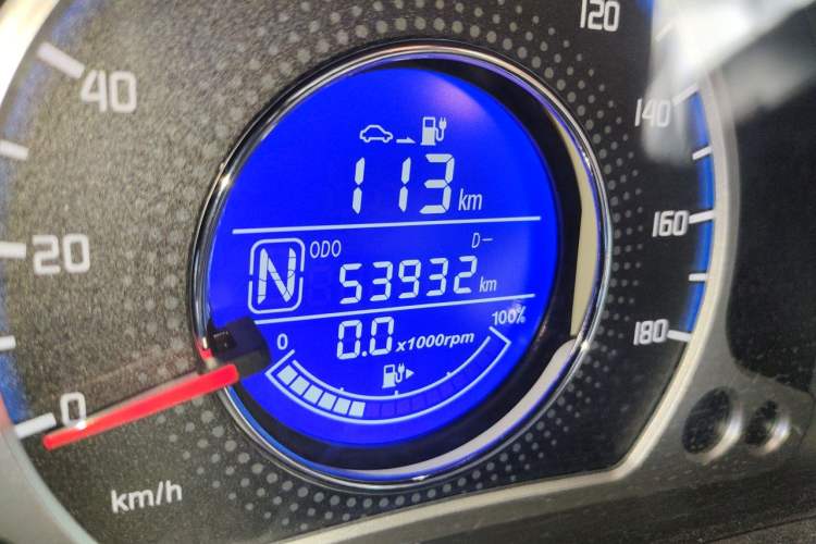 Used CHANGAN Benni E-Star 2021 National Edition Xinyi Edition Lithium Iron Phosphate (31.18 kWh) Odometer Close Up