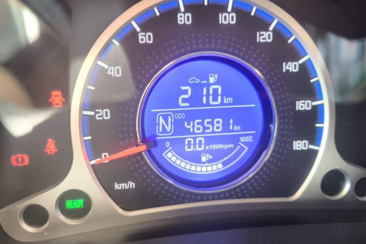 Used CHANGAN Benni E-Star 2021 National Edition Xin Yue Version (Fast-Charging Edition) Lithium Iron Phosphate (31.18 kWh) Odometer Close Up