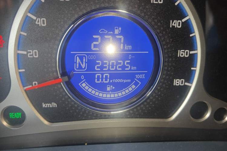 Used CHANGAN Benni E-Star 2021 National Edition XinYi Edition Lithium Iron Phosphate (31.86 kWh) Odometer Close Up