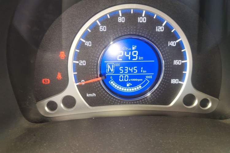 Used CHANGAN Benni E-Star 2021 National Edition Xin Yue Version Lithium Iron Phosphate (31.86 kWh) Odometer Close Up