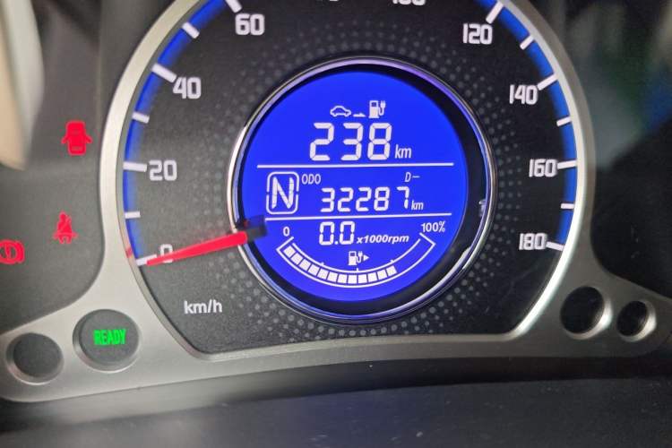 Used CHANGAN Benni E-Star 2021 National Edition Xin Yue Version Lithium Iron Phosphate (31.86 kWh) Odometer Close Up