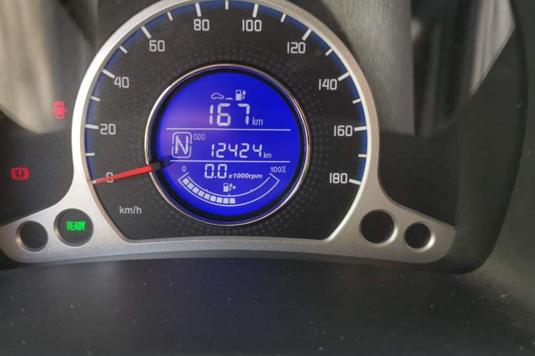 Used CHANGAN Benni E-Star 2021 National Edition Xin Yue Version Lithium Iron Phosphate (31.86 kWh) Odometer Close Up