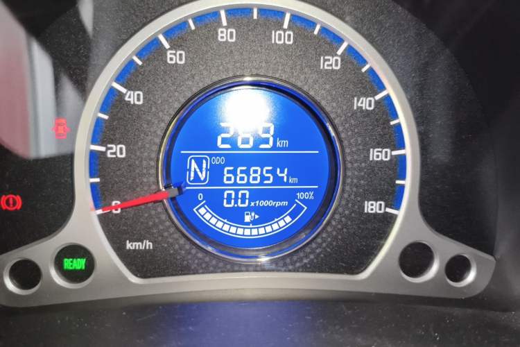 Used CHANGAN Benni E-Star 2021 National Edition Xin Yue Version (Fast-Charging Edition) Lithium Iron Phosphate (31.95 kWh) Odometer Close Up