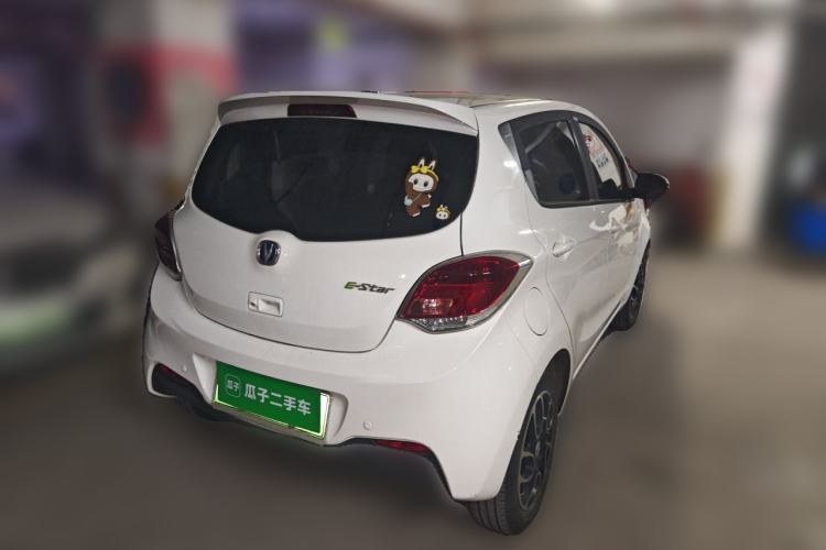 Used CHANGAN Benni E-Star 2021 National Edition Colorful Version Lithium Iron Phosphate (31.86 kWh) Rear Right 45 Deg