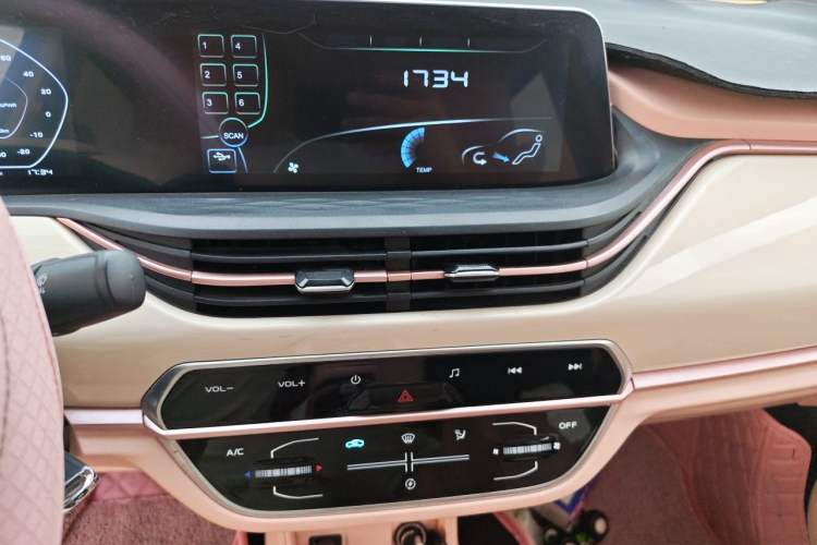 Used CHANGAN Benni E-Star 2022 Qingxin Edition Colorful Model Lithium Iron Phosphate Audio And AC Panel