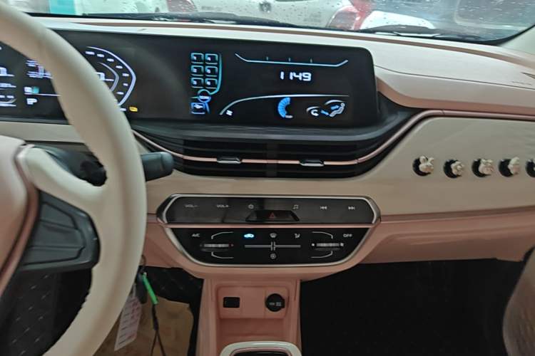Used CHANGAN Benni E-Star 2022 Qingxin Edition Colorful Model Lithium Iron Phosphate Audio And AC Panel