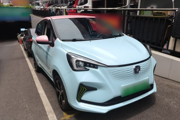 Used CHANGAN Benni E-Star 2022 Qingxin Edition Colorful Model Lithium-NMC Front Right 45 Deg