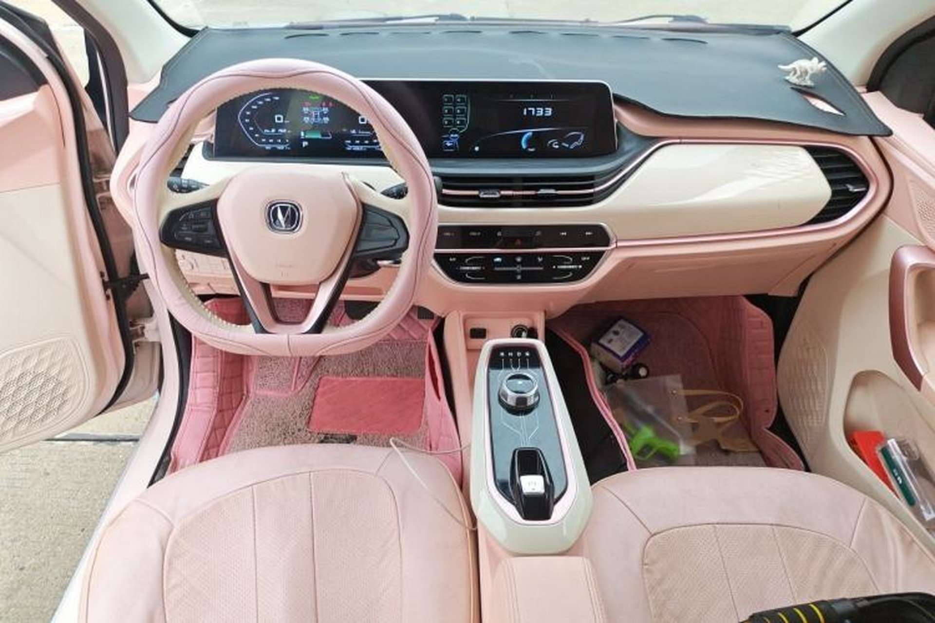 Used CHANGAN Benni E-Star 2022 Qingxin Edition Colorful Model Lithium Iron Phosphate Center Console
