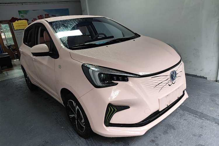 Used CHANGAN Benni E-Star 2022 Qingxin Edition Colorful Model Lithium Iron Phosphate Front Right 45 Deg