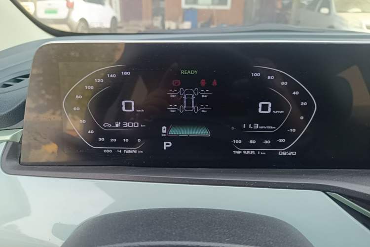 Used CHANGAN Benni E-Star 2022 Qingxin Edition Colorful Model Lithium Iron Phosphate Instrument Cluster