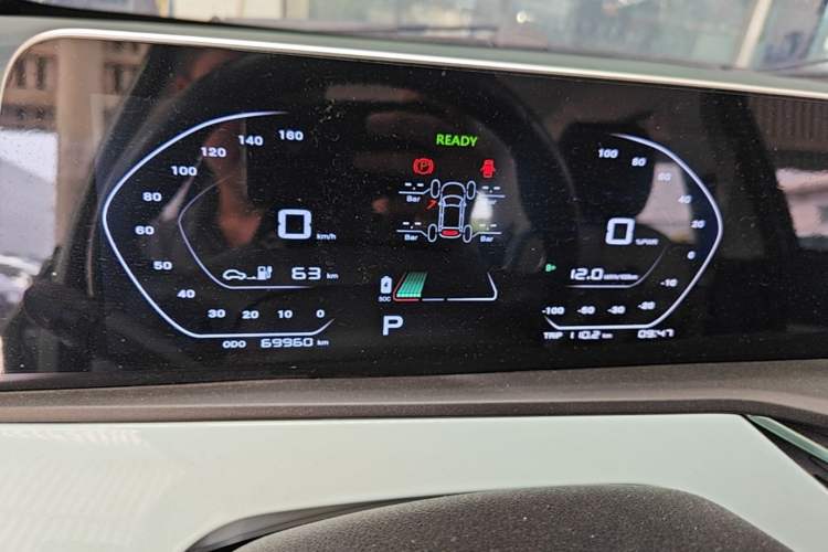 Used CHANGAN Benni E-Star 2022 Qingxin Edition Colorful Model Lithium Iron Phosphate Instrument Cluster