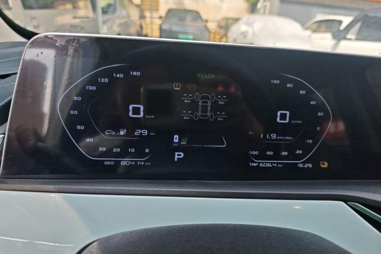 Used CHANGAN Benni E-Star 2022 Qingxin Edition Colorful Model Lithium Iron Phosphate Instrument Cluster