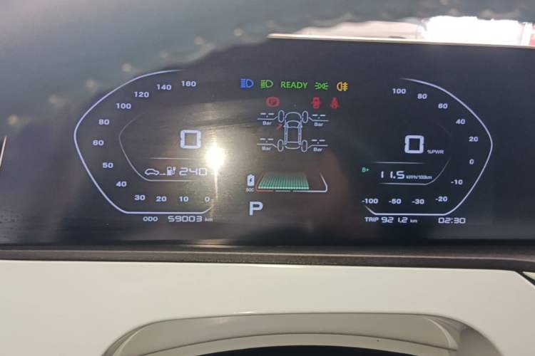 Used CHANGAN Benni E-Star 2022 Qingxin Edition Colorful Model Lithium Iron Phosphate Instrument Cluster