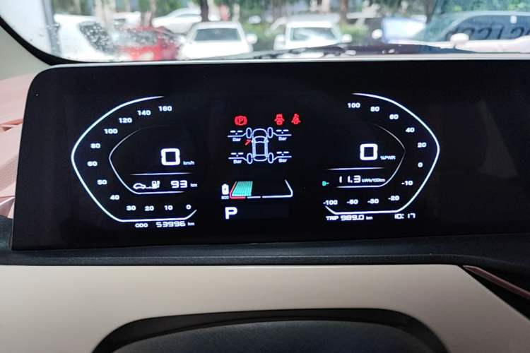 Used CHANGAN Benni E-Star 2022 Qingxin Edition Colorful Model Lithium Iron Phosphate Instrument Cluster