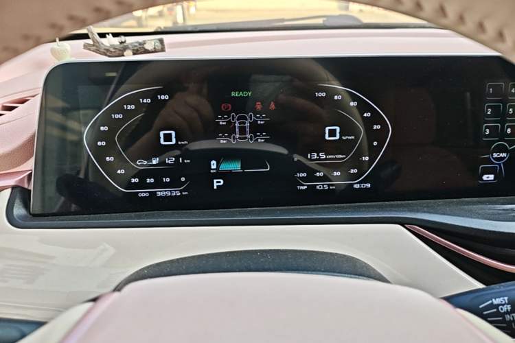 Used CHANGAN Benni E-Star 2022 Qingxin Edition Colorful Model Lithium Iron Phosphate Instrument Cluster