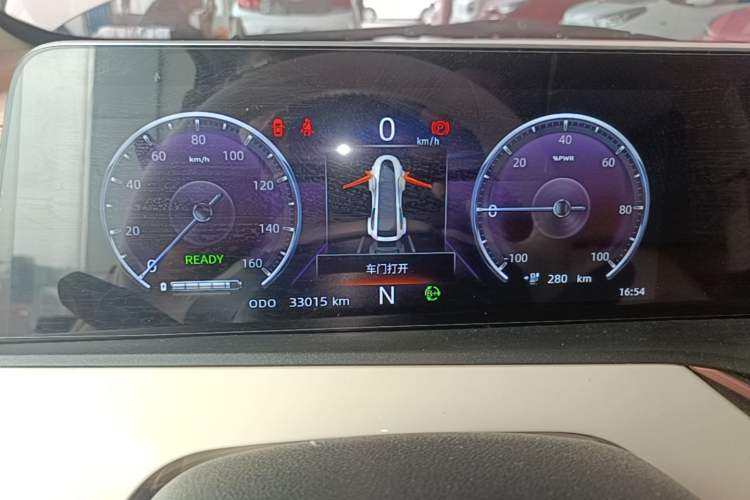 Used CHANGAN Benni E-Star 2022 Charming Edition Colorful Model Lithium Iron Phosphate Instrument Cluster
