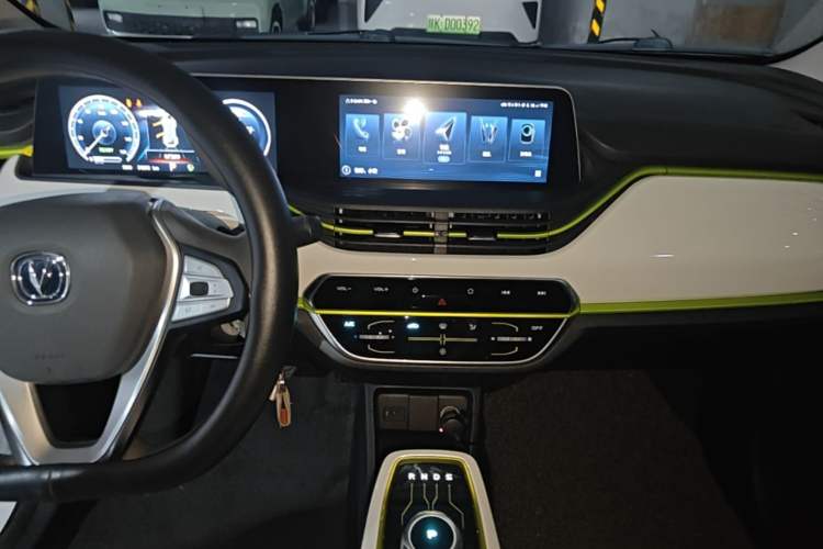 Used CHANGAN Benni E-Star 2022 Charming Edition Colorful Model Lithium Iron Phosphate Audio And AC Panel