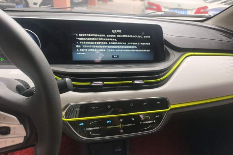 Used CHANGAN Benni E-Star 2022 Charming Edition Colorful Model Lithium Iron Phosphate Audio And AC Panel