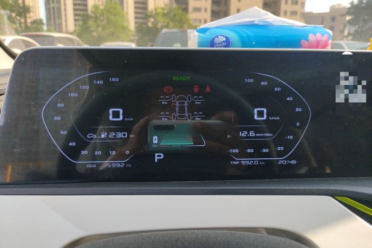 Used CHANGAN Benni E-Star 2022 Qingxin Edition Colorful Model Lithium Iron Phosphate Instrument Cluster