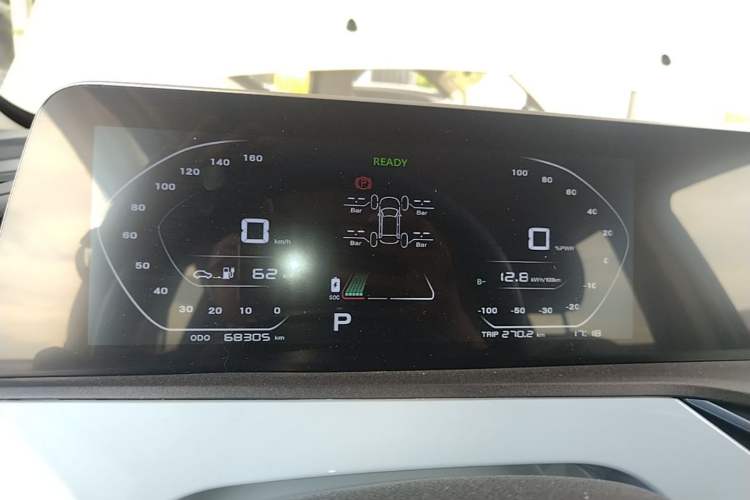 Used CHANGAN Benni E-Star 2022 Qingxin Edition Colorful Model Lithium Iron Phosphate Instrument Cluster