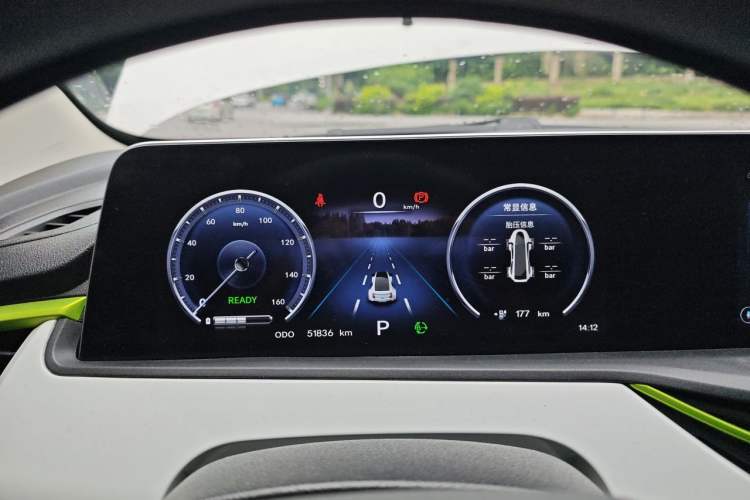 Used CHANGAN Benni E-Star 2022 Charming Edition Colorful Model Lithium Iron Phosphate Instrument Cluster