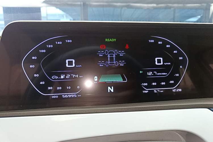 Used CHANGAN Benni E-Star 2022 Qingxin Edition Colorful Model Lithium Iron Phosphate Instrument Cluster