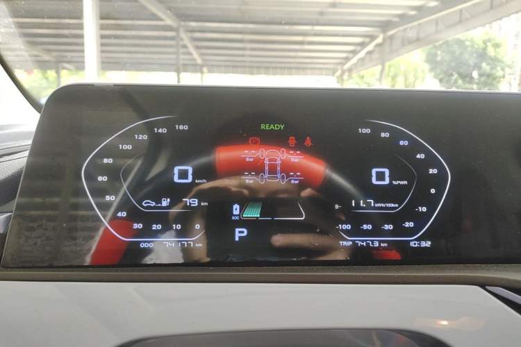 Used CHANGAN Benni E-Star 2022 Qingxin Edition Colorful Model Lithium Iron Phosphate Instrument Cluster