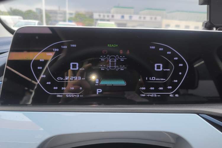 Used CHANGAN Benni E-Star 2022 Qingxin Edition Colorful Model Lithium Iron Phosphate Instrument Cluster
