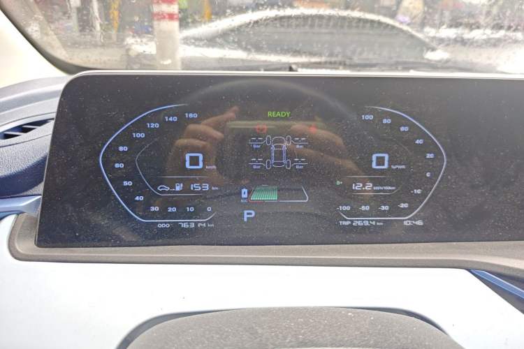 Used CHANGAN Benni E-Star 2022 Qingxin Edition Colorful Model Lithium Iron Phosphate Instrument Cluster