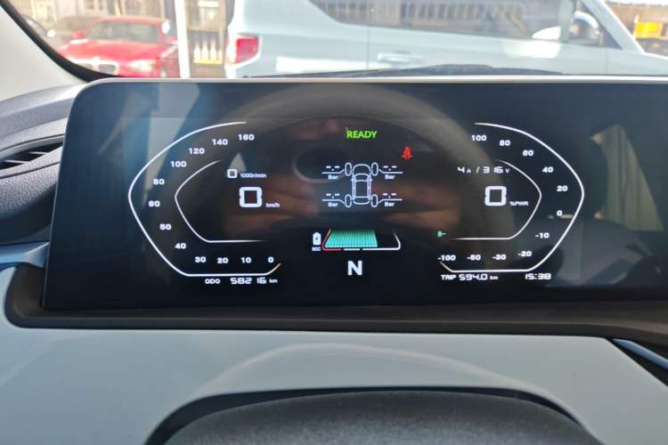 Used CHANGAN Benni E-Star 2022 Qingxin Edition Colorful Model Lithium Iron Phosphate Instrument Cluster