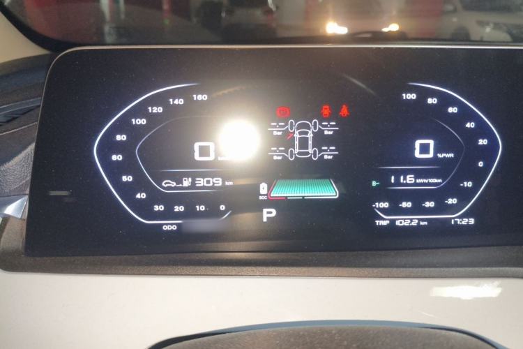 Used CHANGAN Benni E-Star 2022 Qingxin Edition Colorful Model Lithium Iron Phosphate Instrument Cluster