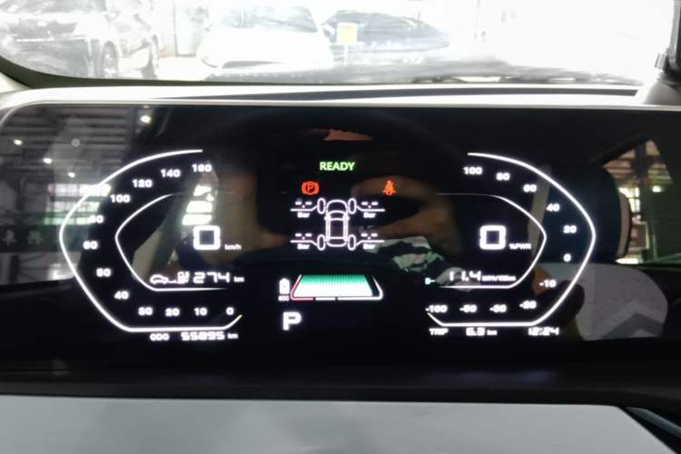 Used CHANGAN Benni E-Star 2022 Qingxin Edition Colorful Model Lithium Iron Phosphate Instrument Cluster