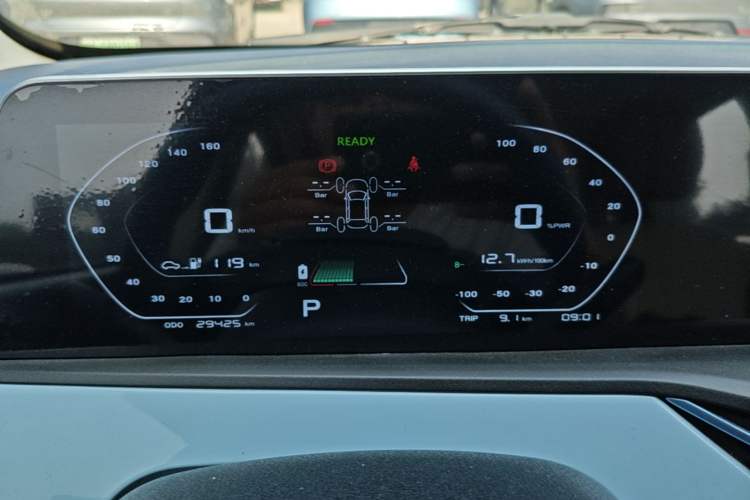Used CHANGAN Benni E-Star 2022 Qingxin Edition Colorful Model Lithium Iron Phosphate Instrument Cluster