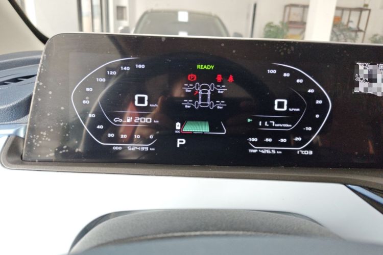 Used CHANGAN Benni E-Star 2022 Qingxin Edition Colorful Model Lithium Iron Phosphate Instrument Cluster