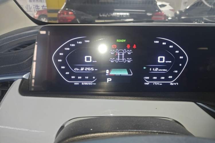 Used CHANGAN Benni E-Star 2022 Charming Edition Colorful Model Lithium-Ion Battery Instrument Cluster