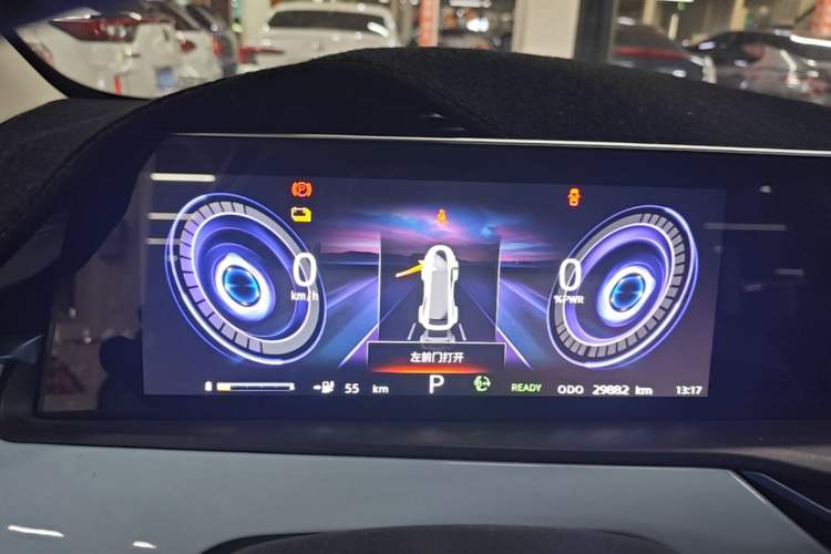 Used CHANGAN Benni E-Star 2022 Charming Edition Colorful Model Lithium Iron Phosphate Instrument Cluster