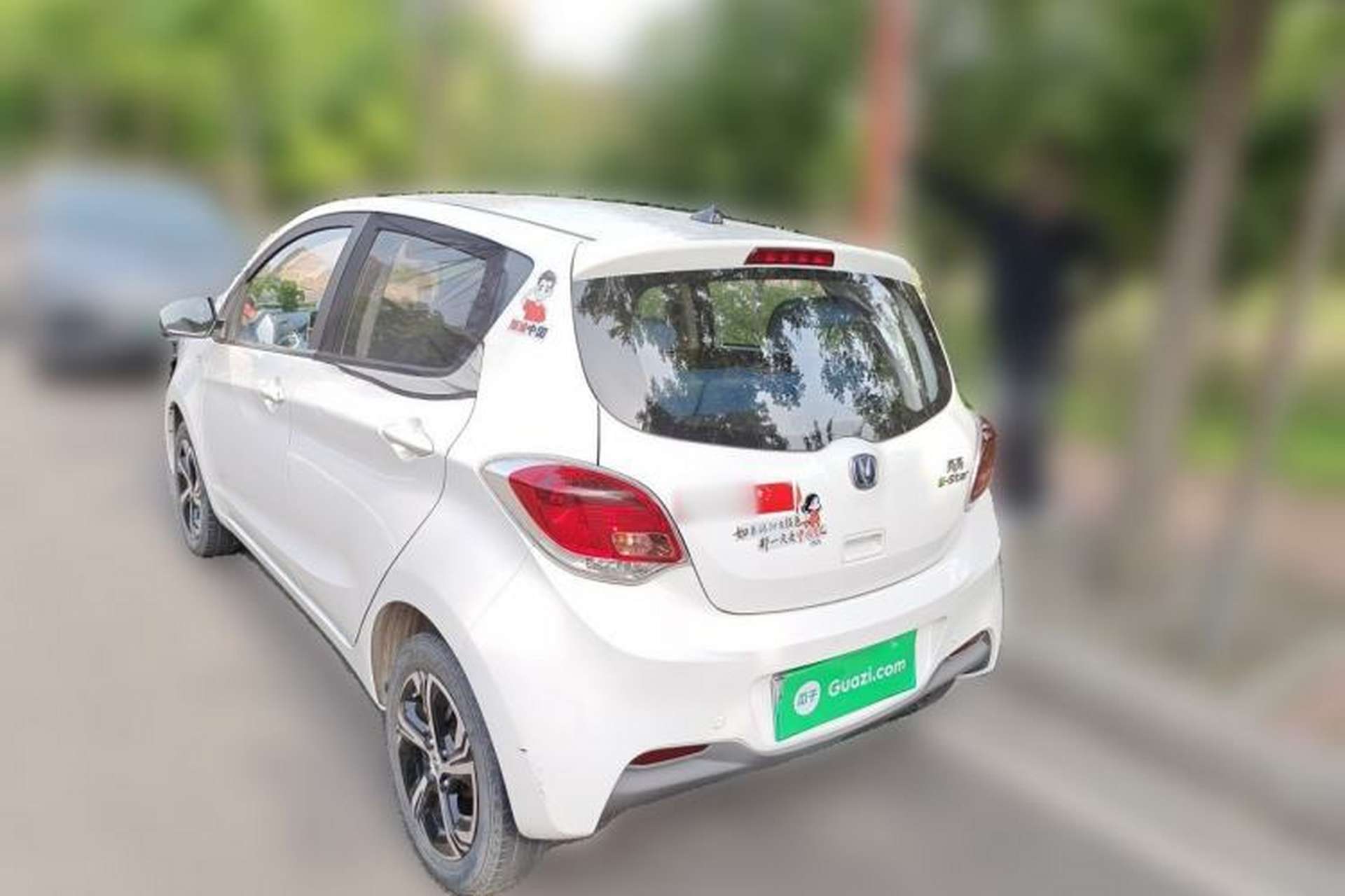 Used CHANGAN Benni E-Star 2022 Charming Edition Colorful Model Lithium Iron Phosphate Rear Left 45 Deg