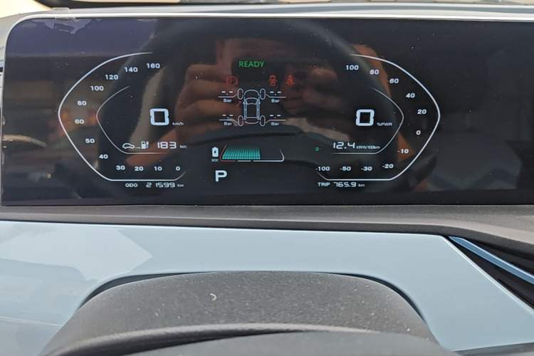 Used CHANGAN Benni E-Star 2023 Qingxin Edition Colorful Model Lithium-NMC Instrument Cluster