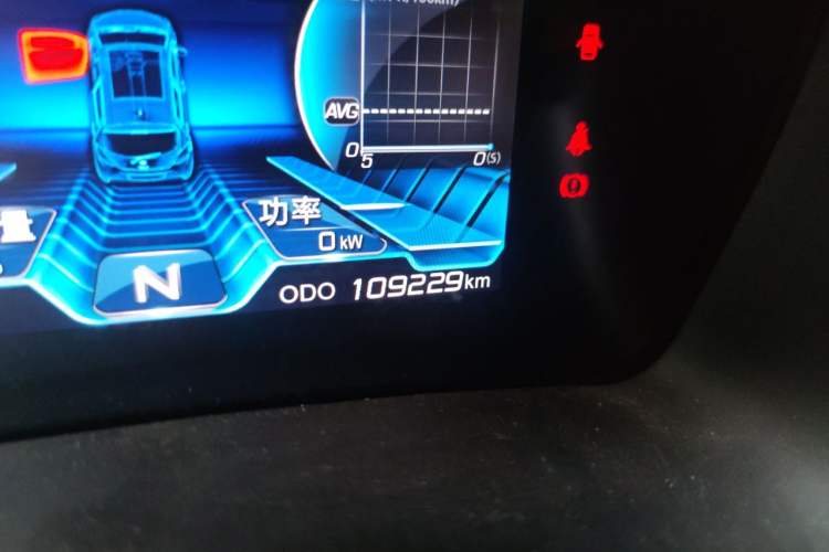 Used CHANGAN Benni EV 2017 All-Electric 210 km Luxury Model Odometer Close Up