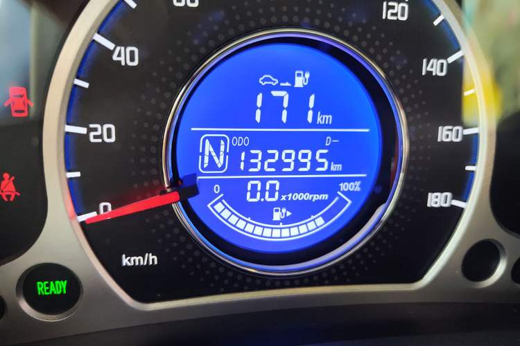 Used CHANGAN Benni EV 2017 Pure Electric 210 km Fashion Edition Odometer Close Up