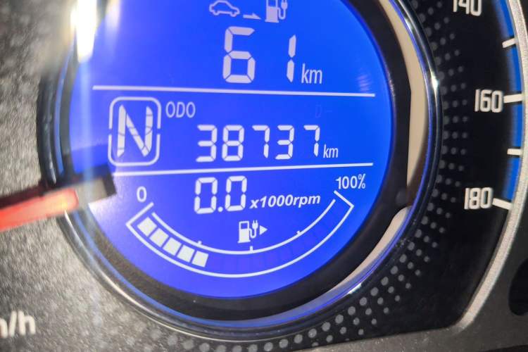 Used CHANGAN Benni EV 2017 Pure Electric 180 km Standard Model Odometer Close Up