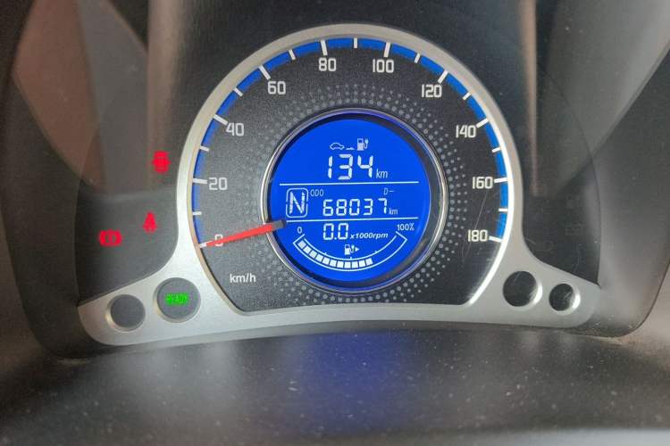 Used CHANGAN Benni EV 2017 Pure Electric 180 km Standard Model Odometer Close Up