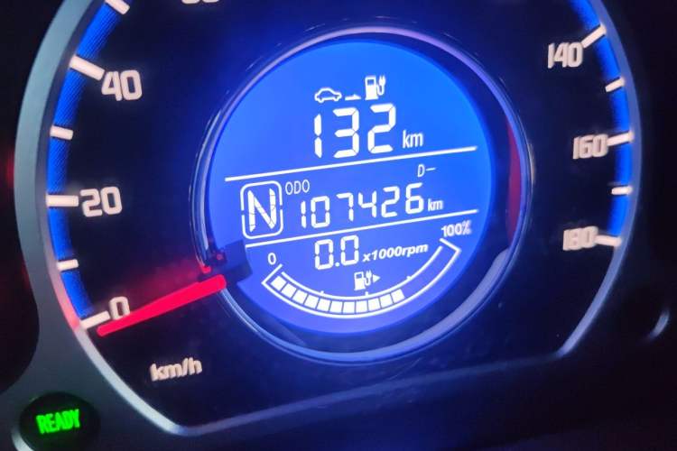 Used CHANGAN Benni EV 2017 Pure Electric 180 km Standard Model Odometer Close Up