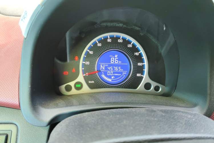 Used CHANGAN Benni EV 2017 Pure Electric 180 km Standard Model Odometer Close Up
