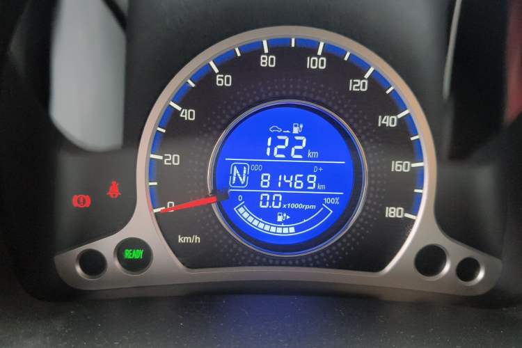 Used CHANGAN Benni EV 2017 Pure Electric 180 km Standard Model Odometer Close Up