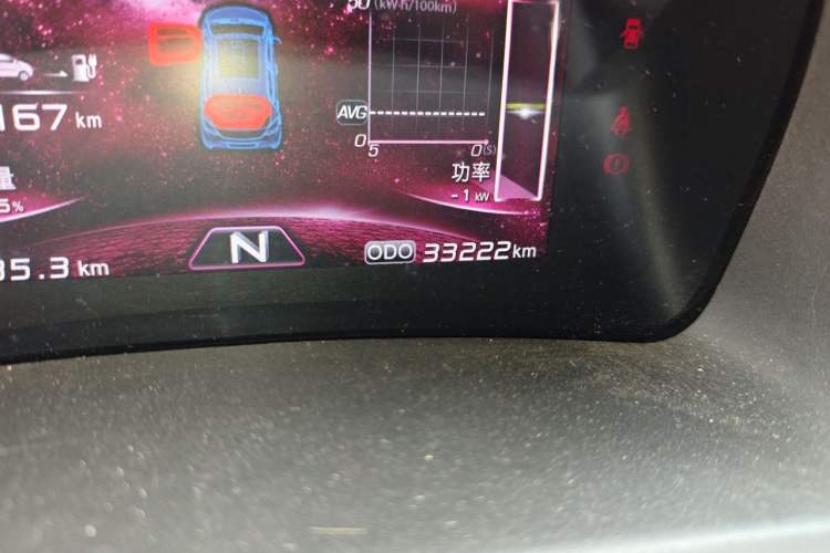 Used CHANGAN Benni EV 2017 Pure Electric 180 km Standard Model Odometer Close Up