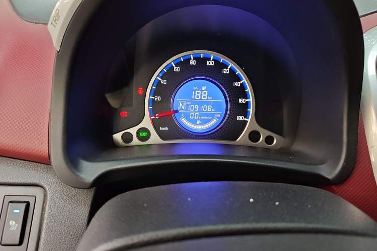 Used CHANGAN Benni EV 2017 Pure Electric 180 km Standard Model Odometer Close Up