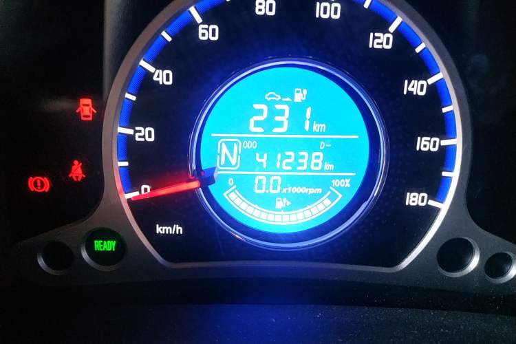 Used CHANGAN Benni EV 2018 EV260 Standard Model Odometer Close Up