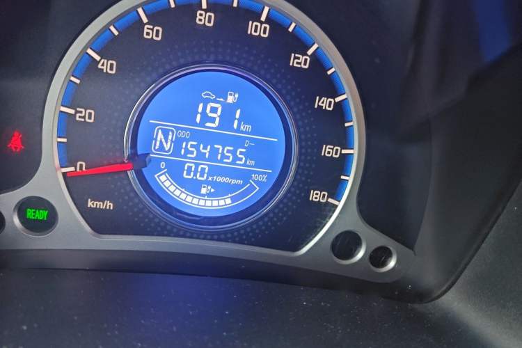 Used CHANGAN Benni EV 2018 EV260 Standard Model Odometer Close Up